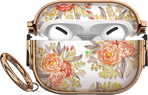 Miniatura 23 de Maxjoy Funda para AirPods Pro de 2ª/1ª generación con cerradura, bonita funda protectora rígida para AirPods Pro 2, funda protectora para AirPod Pro