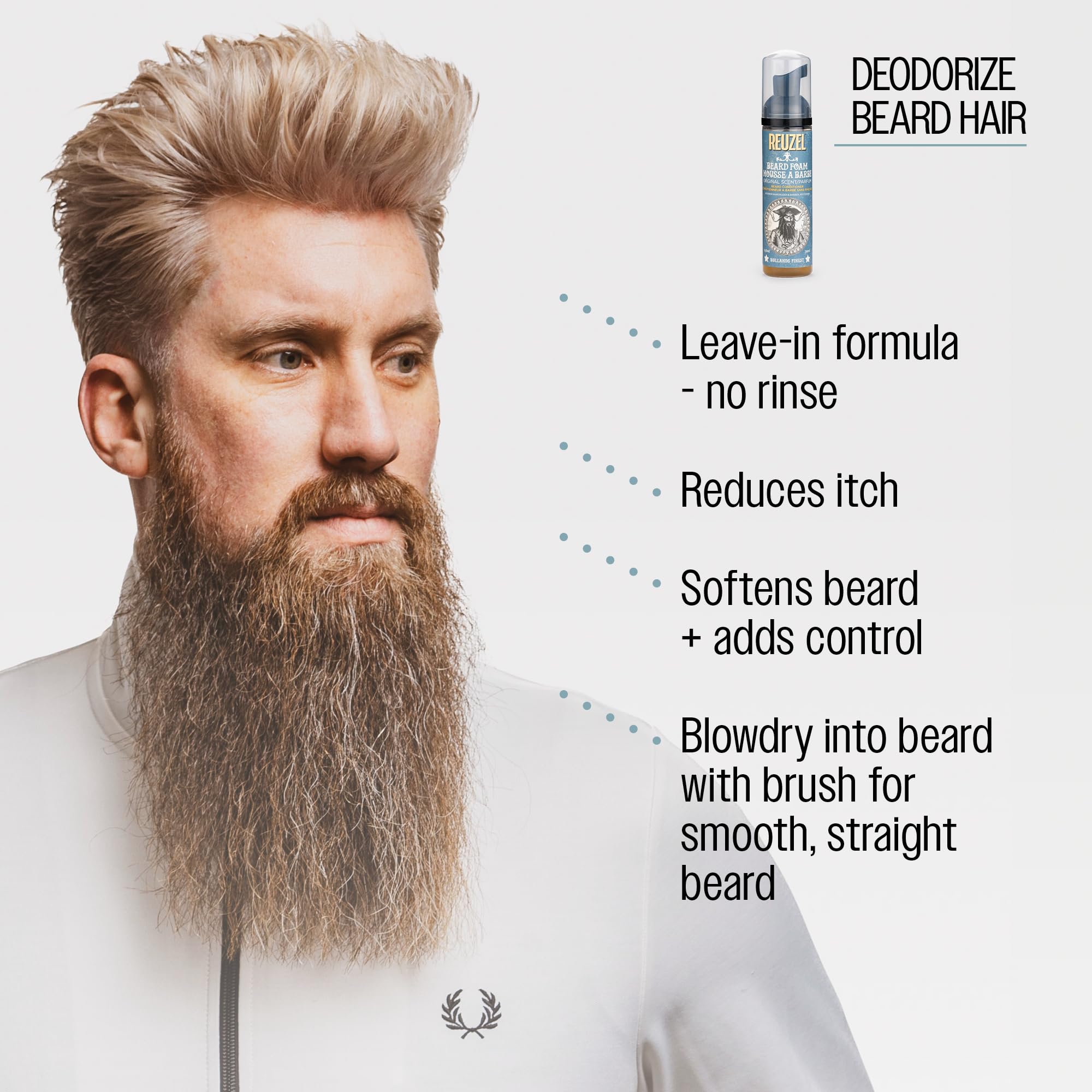 Espuma para Barba Reuzel 70ml