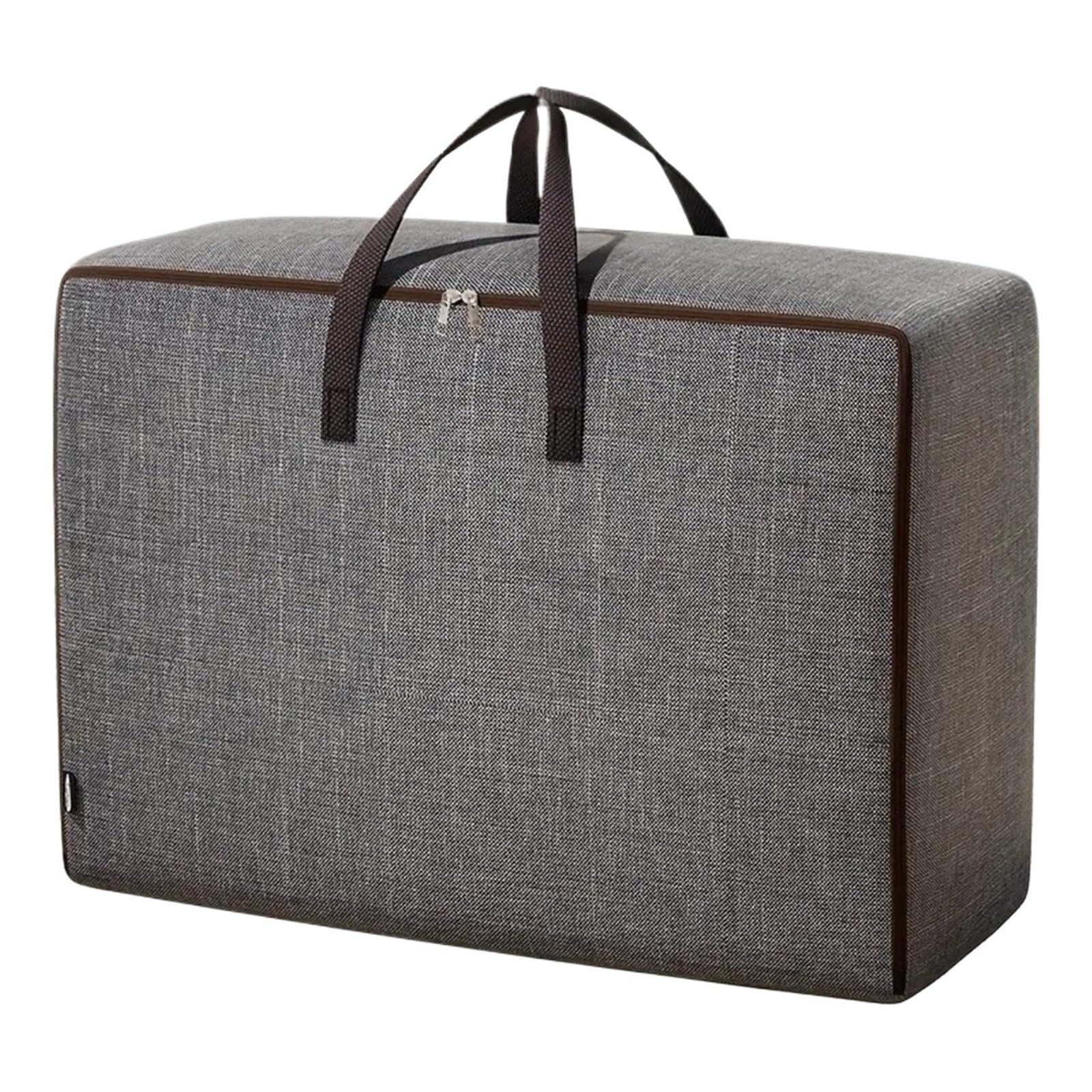 Organizer valigia 1 borsa portaoggetti di grande capacità, con cerniera for bagagli durevole, for lo smistamento pieghevole degli indumenti(Dark-grey-XL)