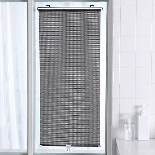 Miniatura 3 de Parasol telescópico para interiores, protección solar, resistente a los rayos UV, reduce el ruido para el hogar, baño, oficina, vidrio, 4 tamaños