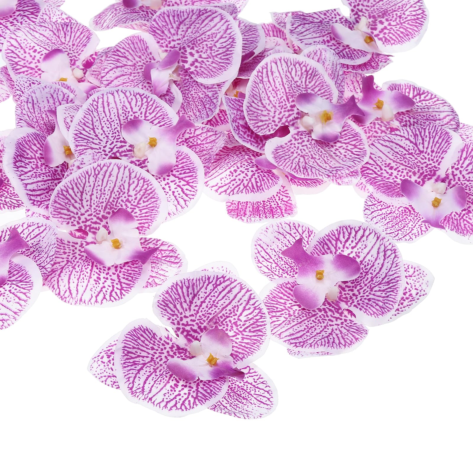 Orchidée artificielle en soie PATIKIL violette 40 pièces pour DIY
