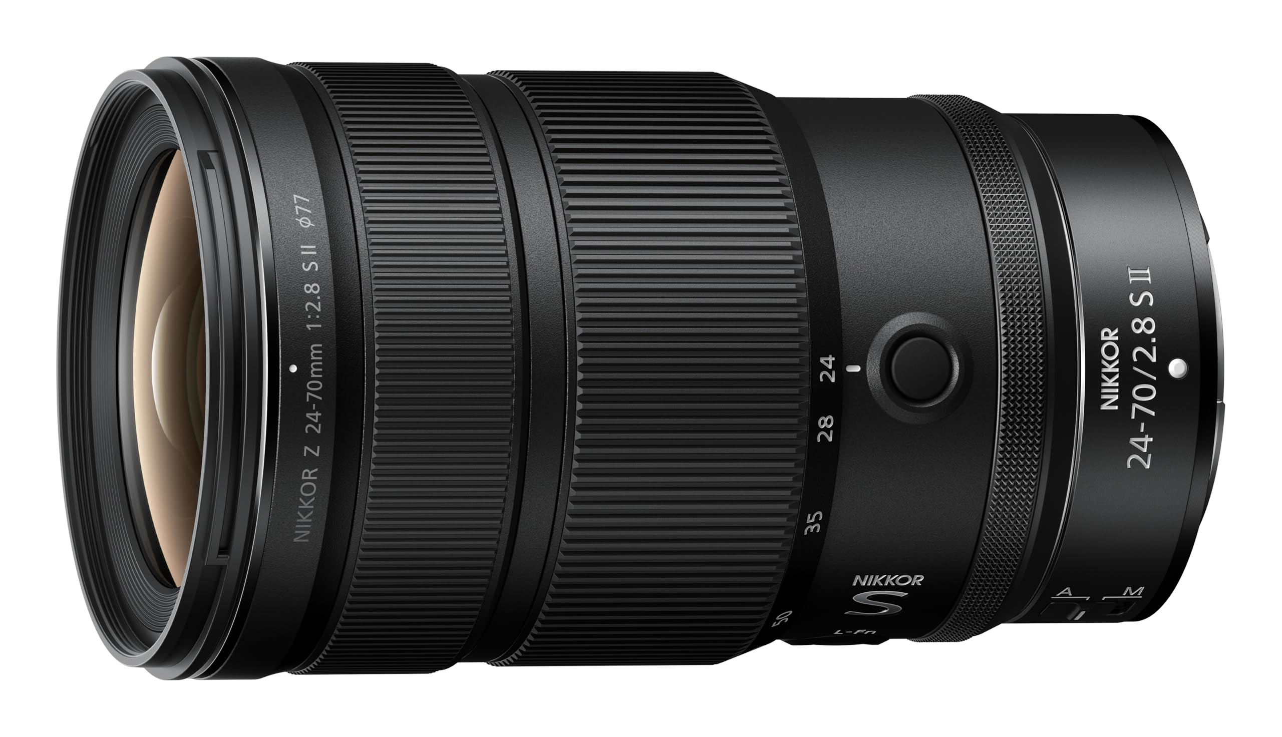 Nikon Nikkor Z 24-​70 mm f/​2.8 S II, Obiettivo per Nikon Z, Full Frame, Zoom Interno, Autofocus Rapido SSVCM, Anti-​Riflesso, Bokeh Morbido, Leggero, Tropicalizzato, Nero [Nital Card: 4 Anni]