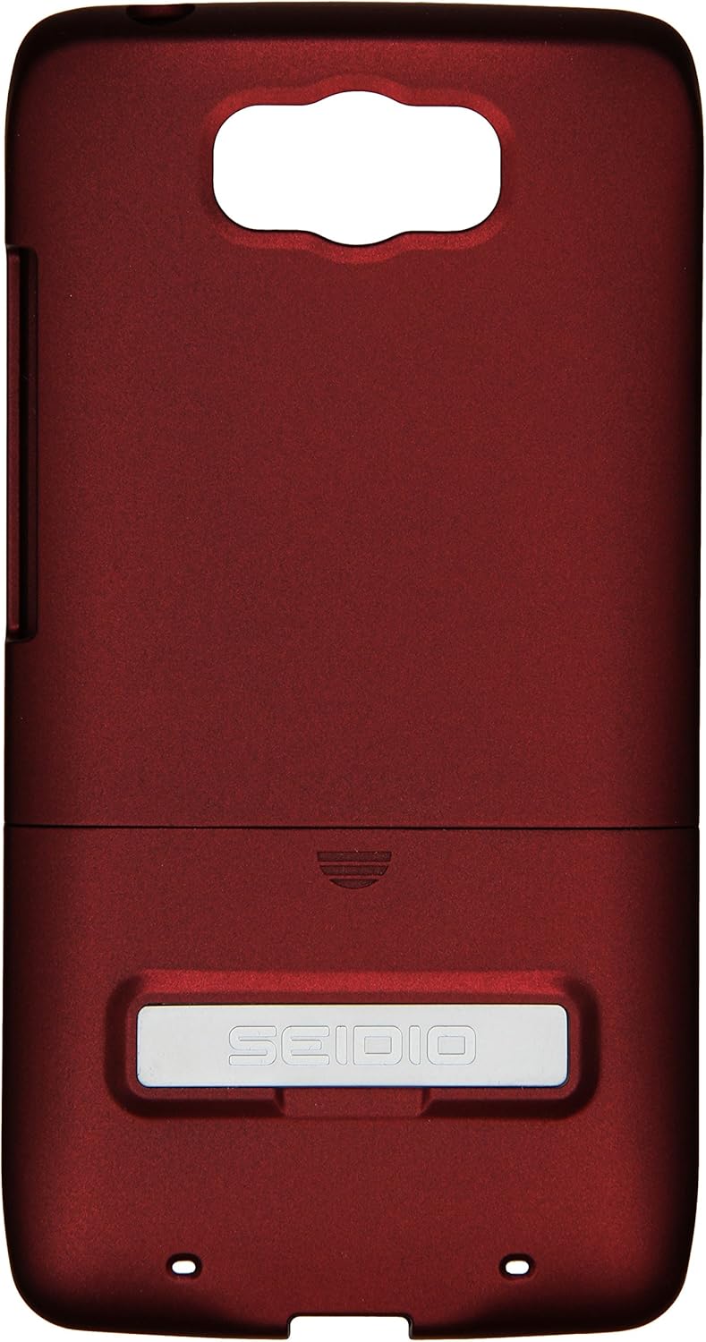Seidio SURFACE Case with Metal Kickstand for Motorola Droid Turbo - Retail Packaging - Garnet Red