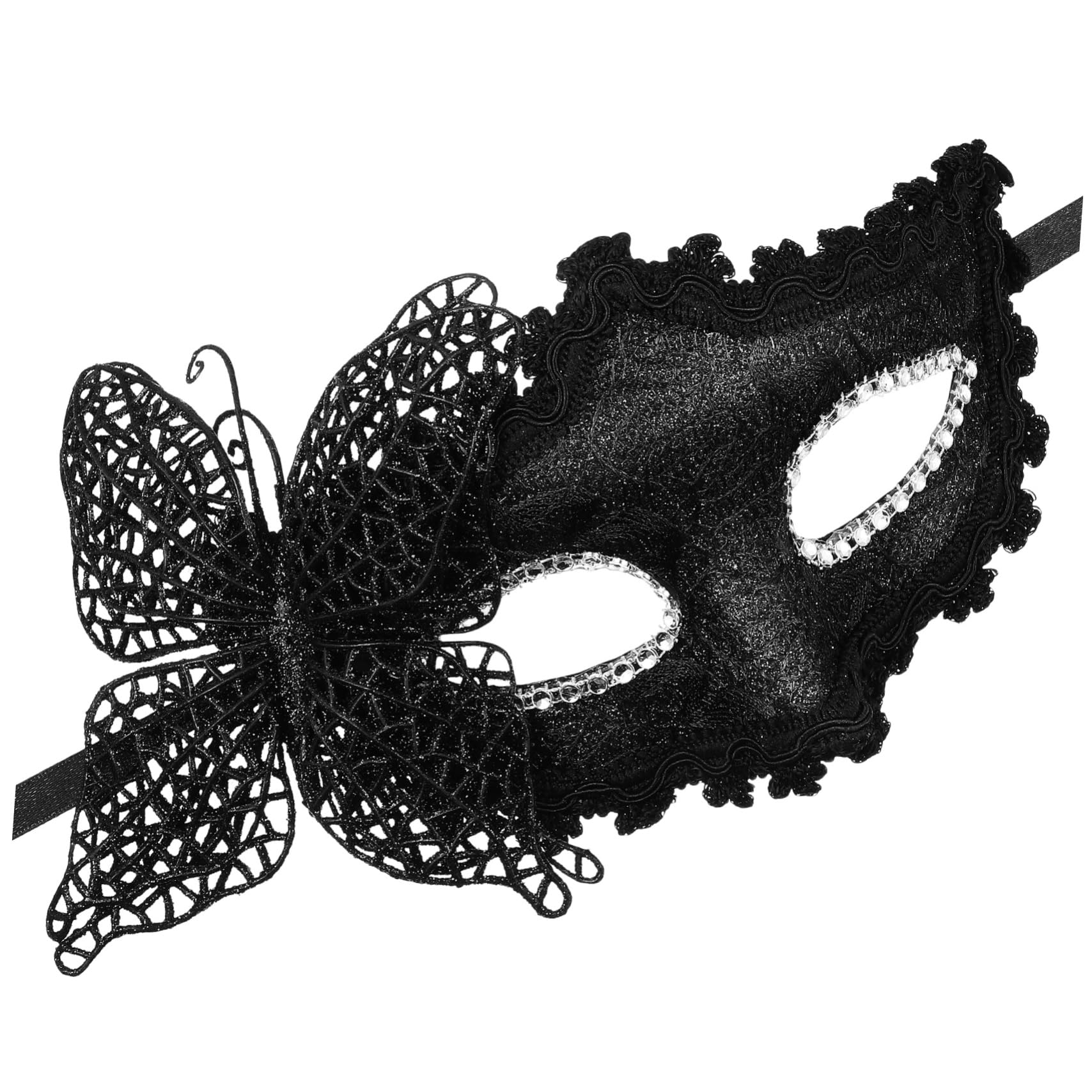 Hohopeti Half Face Mask for Women Masquerade Mask Pack Lace Design for Party and Stage Performance