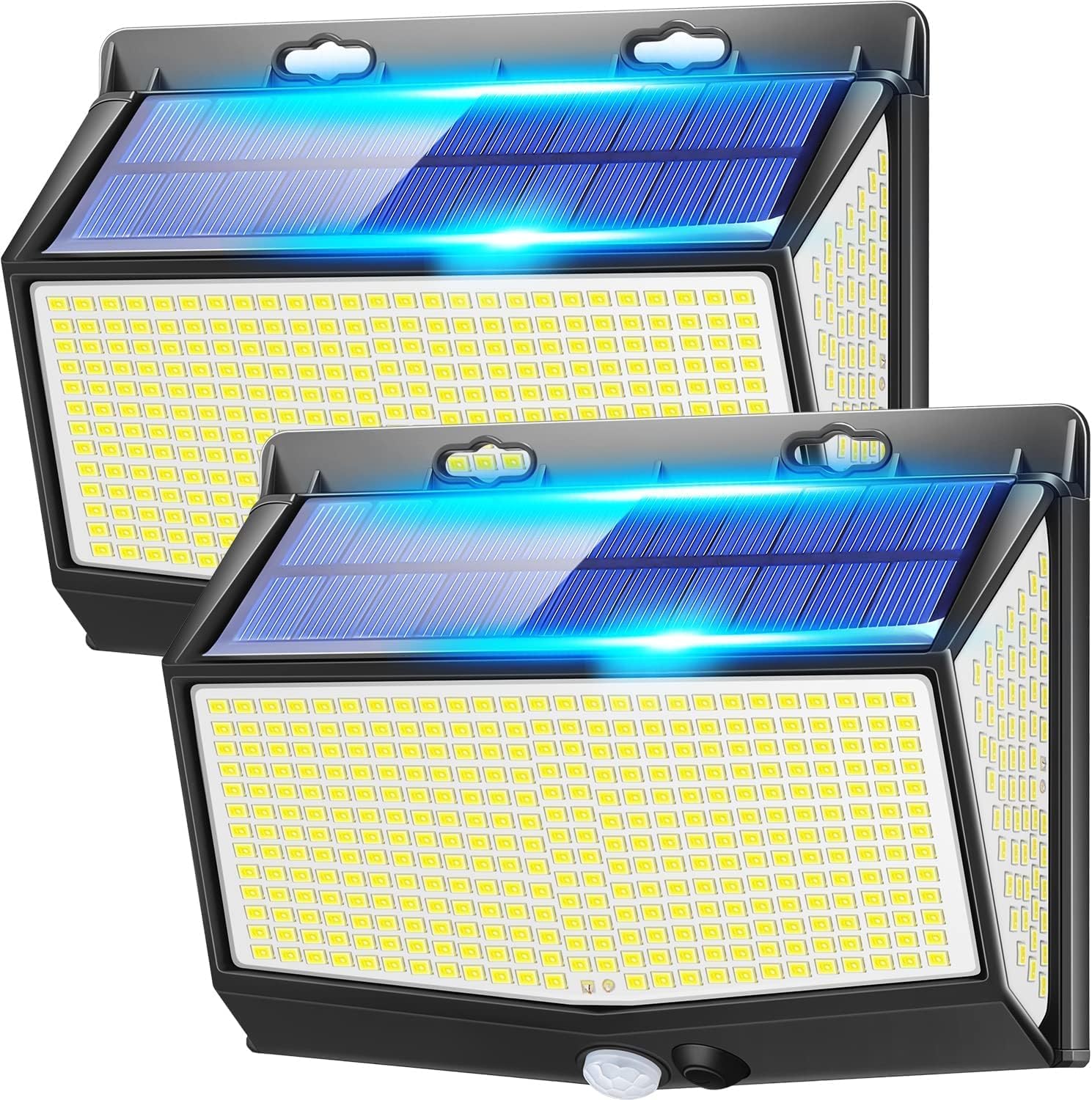 Solar Lights Outdoor, 468LED+2000LM [Super Bright] Solar Security