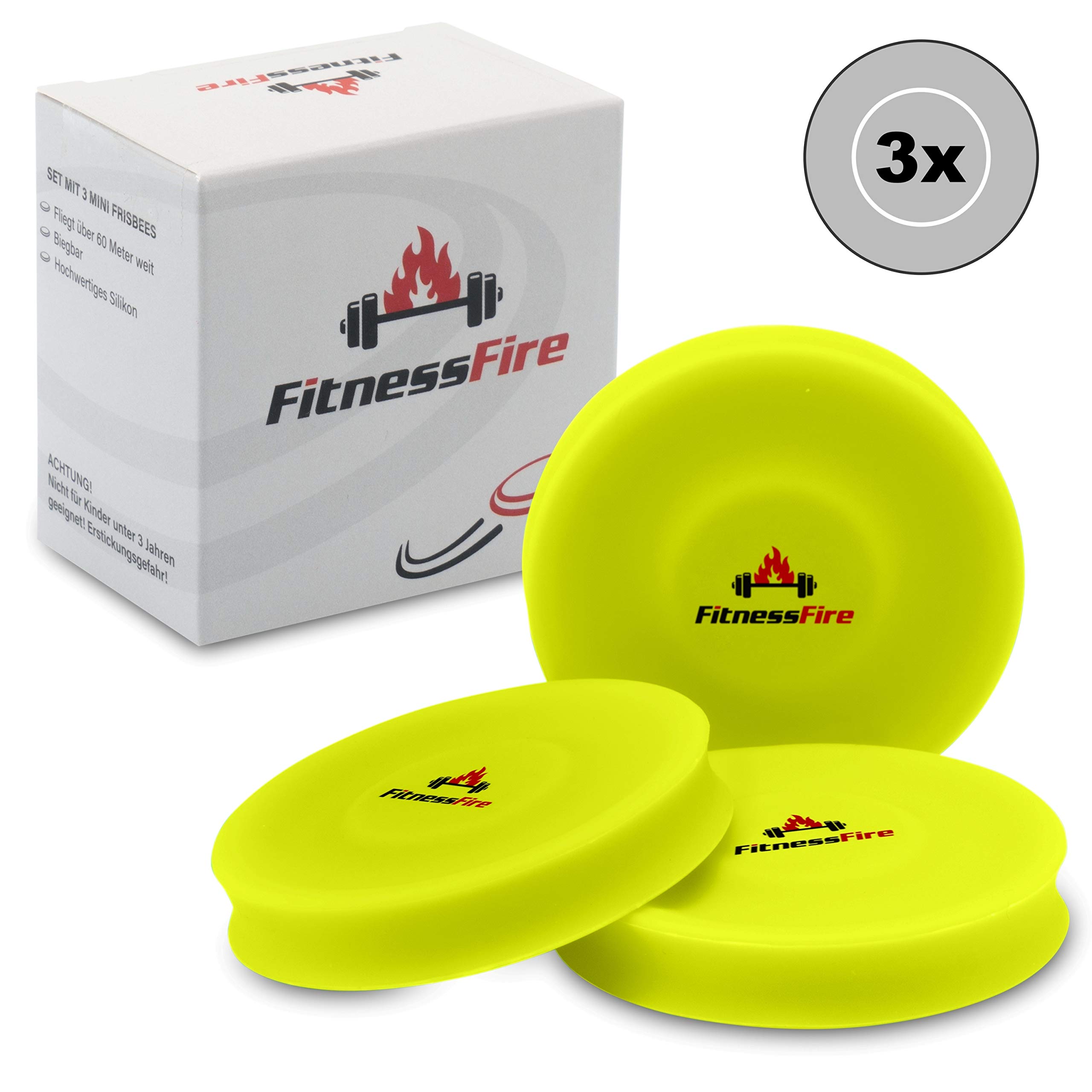 Set of 3 mini frisbee, the small frisbee disc flies over 60 metres, the new trend sport, alternative to ordinary Frisbeesport