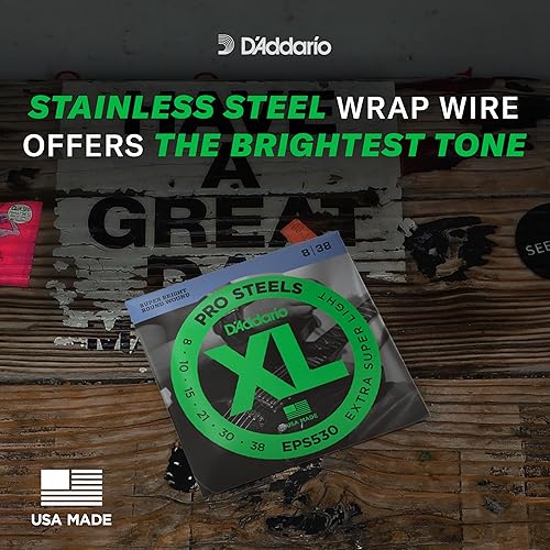 Miniatura 27 de D'Addario XL ProSteels - Cuerdas para bajo - EPS160 - Escala larga - Mediano, 50-105