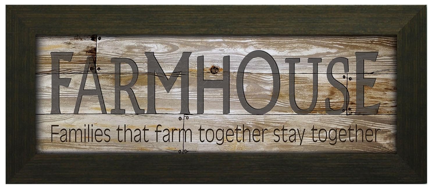 Art Source 11.46"x27.46" Farmhouse Wall Artwork Amazon.in Home & Kitchen