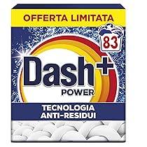 Dash Detersivo Lavatrice Per Bucato In Polvere, 83 Lavaggi, Tecnologia Anti Residui, Rimuove le Macchie, Efficace anche a Freddo e in Cicli Brevi