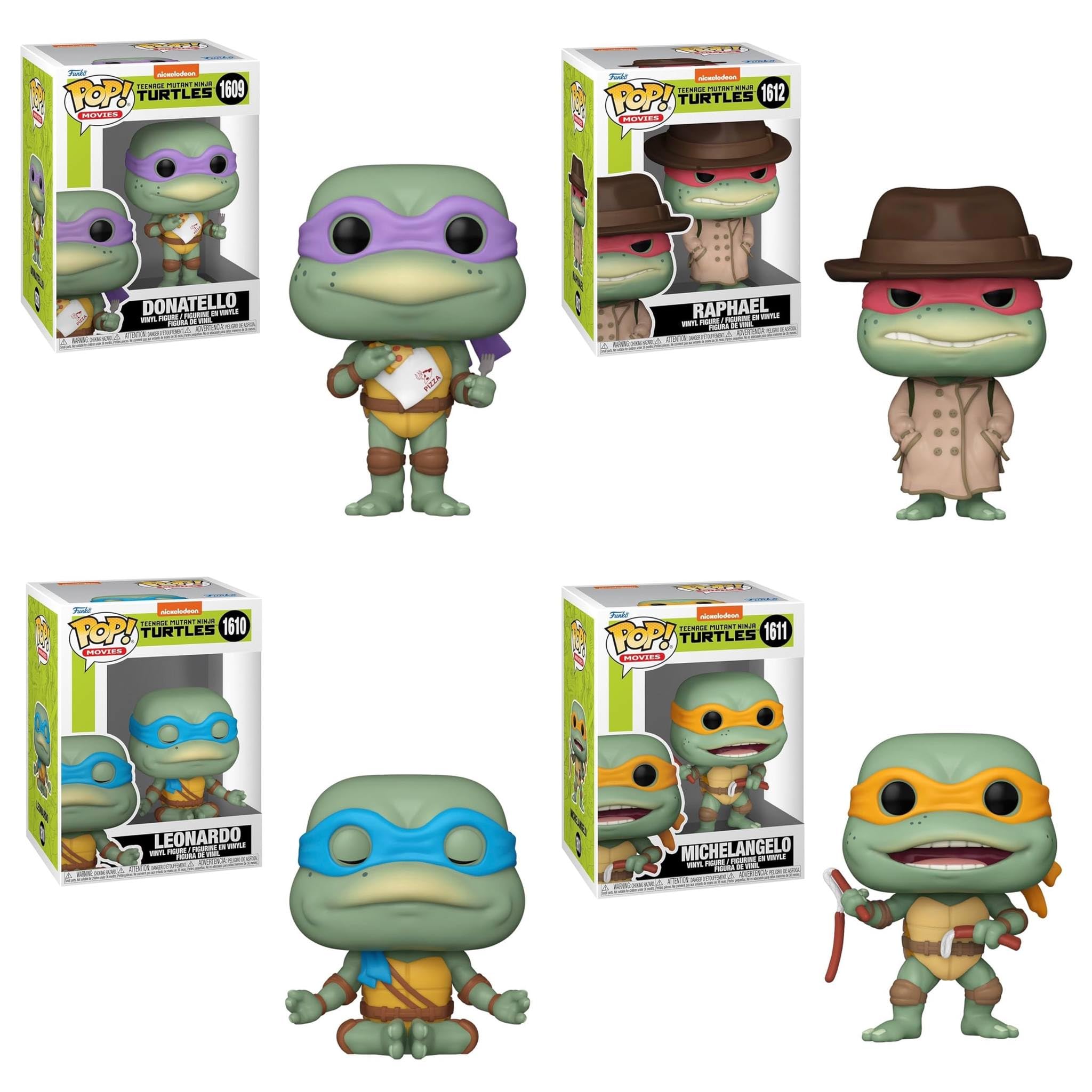 Amazon.com: Funko Teenage Mutant Ninja Turtles 1990 Series 2 Pop