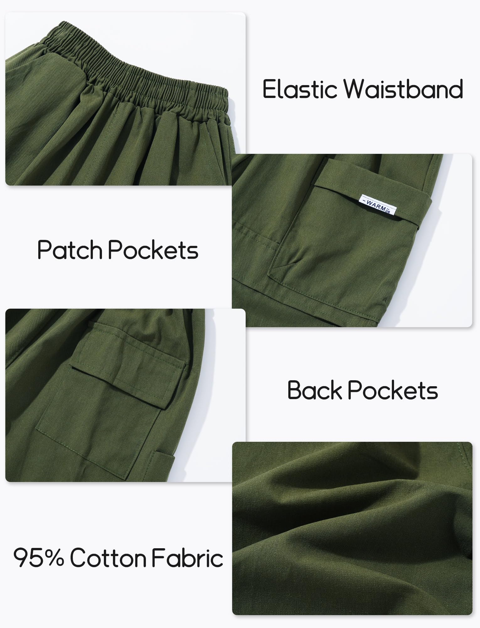 Happy Cherry Chłopięce szorty cargo Y2K styl streetwear z lekką konstrukcją elastyczny pas wiele kieszeni spodenki dla dzieci lato 5-15 lat