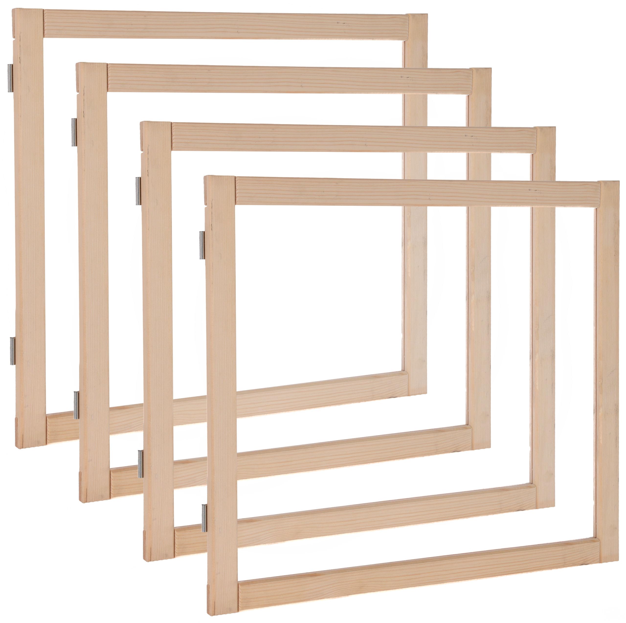 Kerbl Pet Indoor Raumteiler-Kleintierauslauf, Gehege, Indoor-Gehege, 4 Elemente á 58x48cm, Kaninchen, Meerschweinchen, einfach zu versetzen