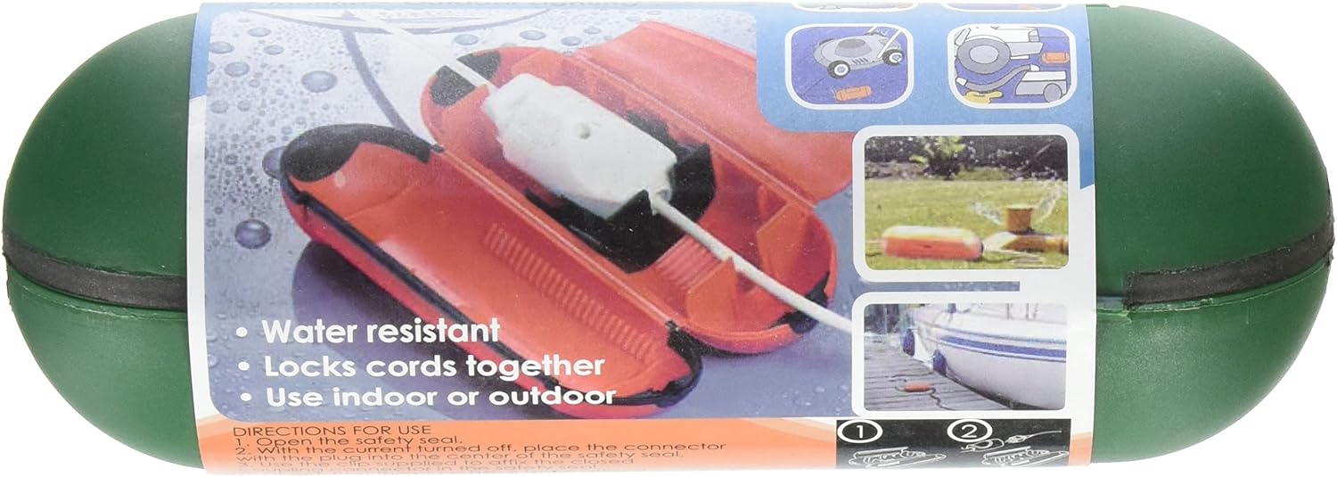 Extension Cord Safety Seal Green Set Of 2