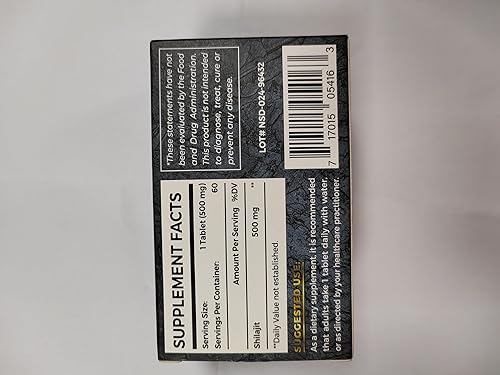 Miniatura 15 de Tabletas Shilajit de 30,000 mg, comprimidos 100% Shilajit puros para mujeres y hombres, orgánico del Himalaya, ácido fúlvico y más de 85