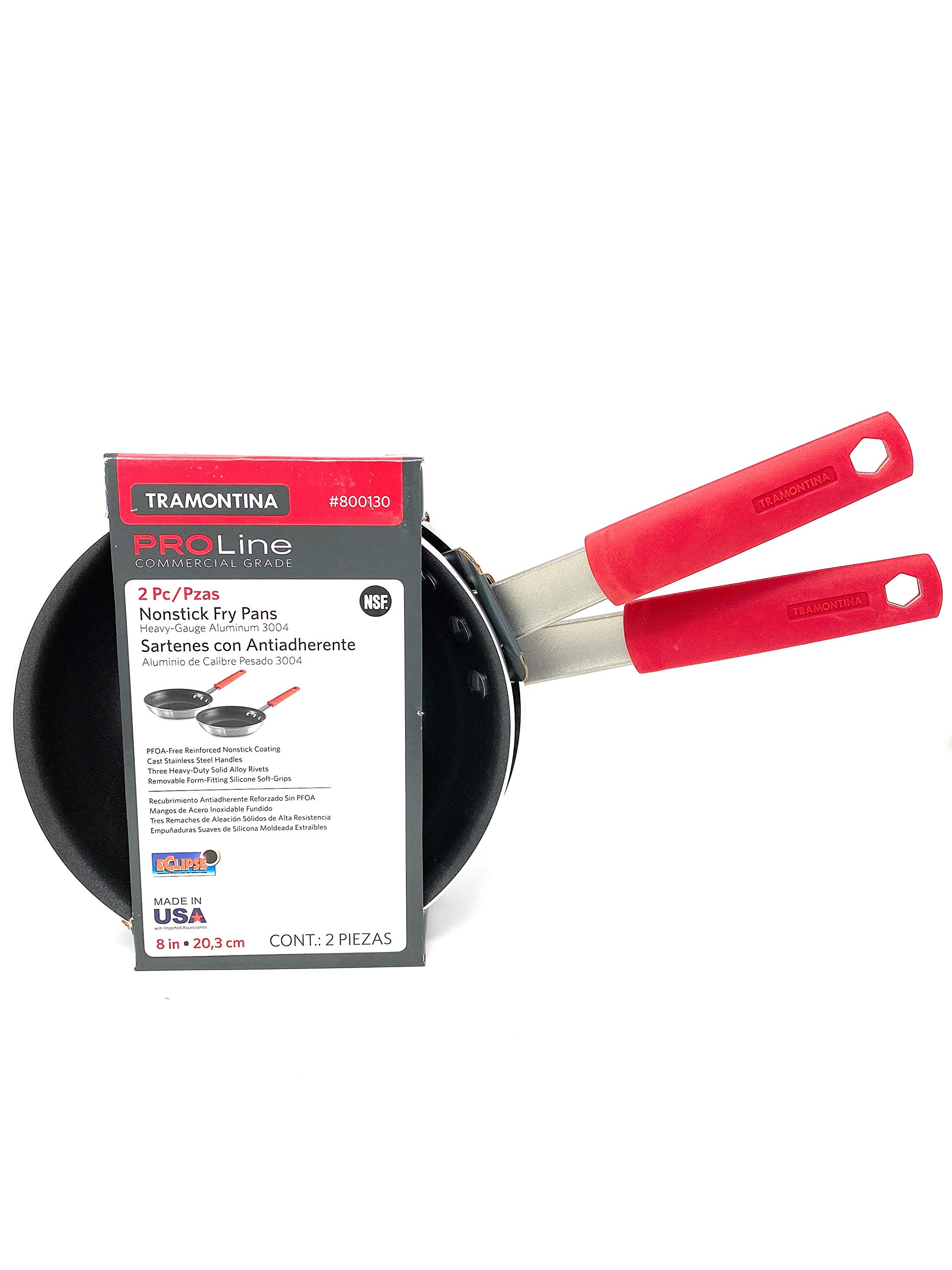 TramontinaPro Line Commercial Grade Nonstick Fry Pans - 2 Pk