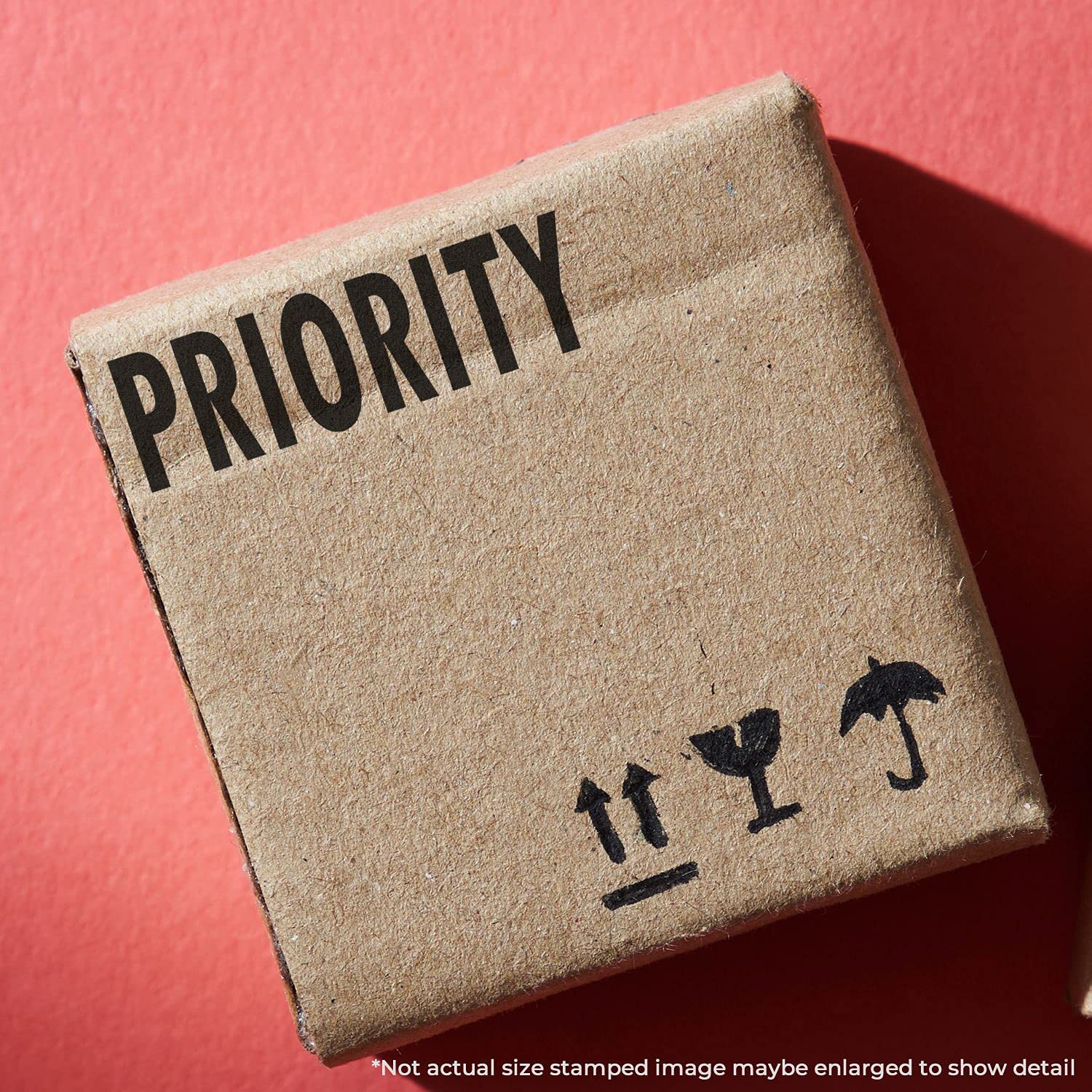 Tampon Priority en caoutchouc Acorn Sales pour enveloppe et colis