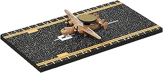Hot Wings Planes E2C Hawkeye with Connectible Runway Die Cast Plane,Grey