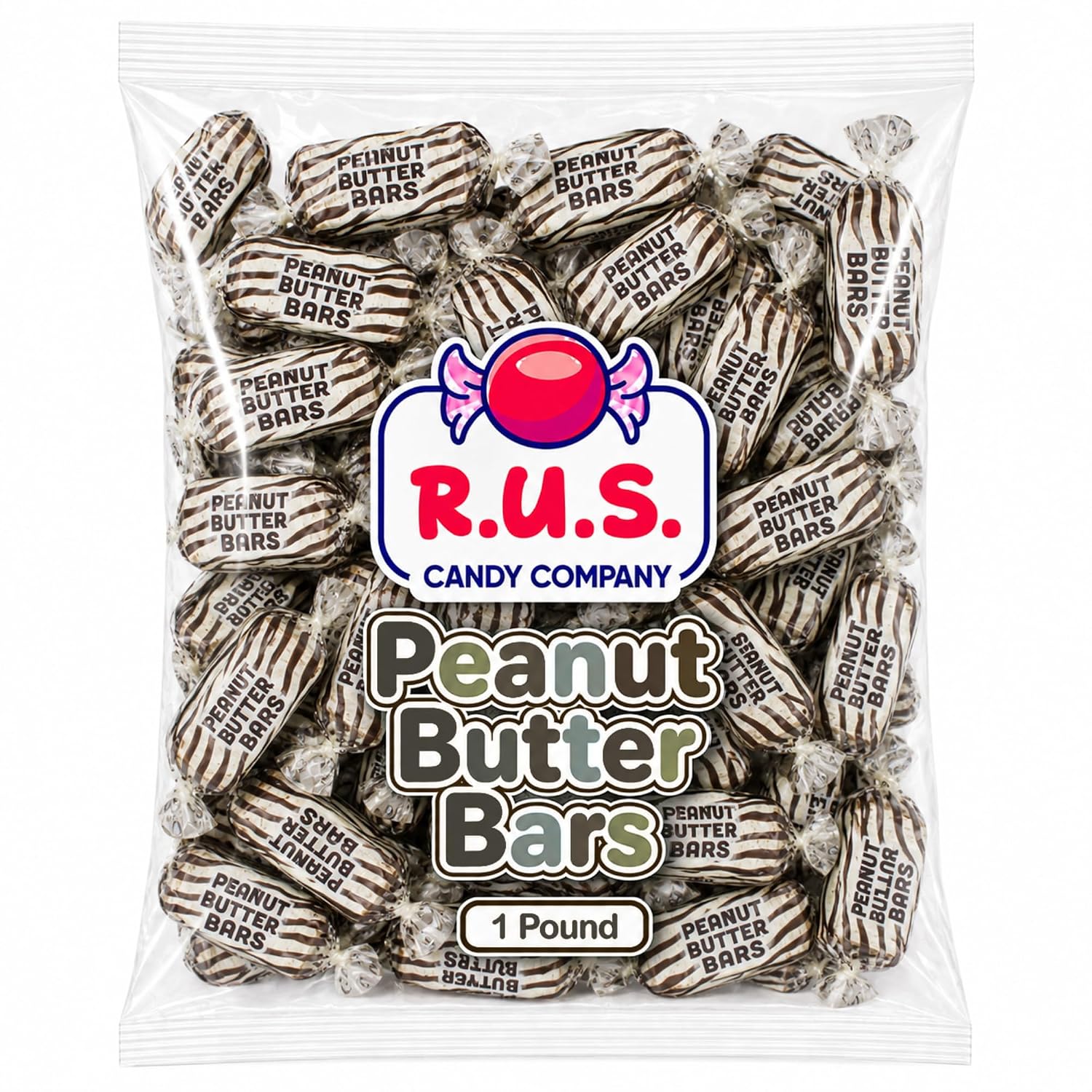 Peanut Butter Candy - 1 Pound Old Fashioned Peanut butter Bars