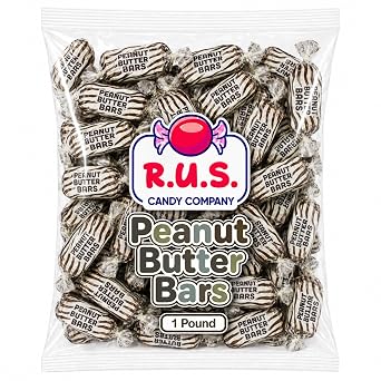 Peanut Butter Candy - 1 Pound Old Fashioned Peanut butter Bars