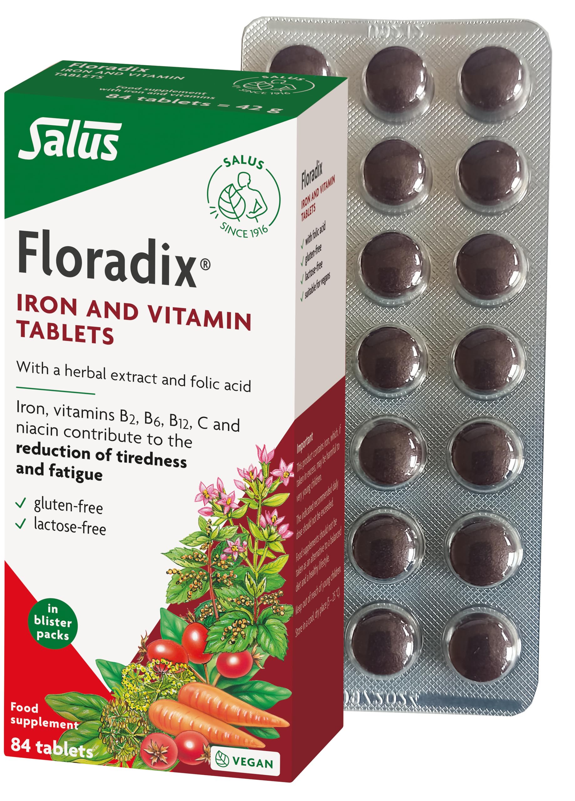 Floradix Iron and Vitamin Tablets