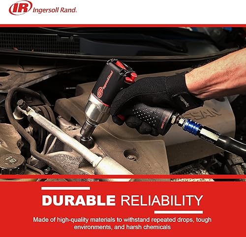 Miniatura 5 de Ingersoll Rand 2135PQXPA Llave de impacto neumática de 12 pulgada, silenciosa, par de torsión de 1100 pies-libras, empuñadura de pistola, yunque de