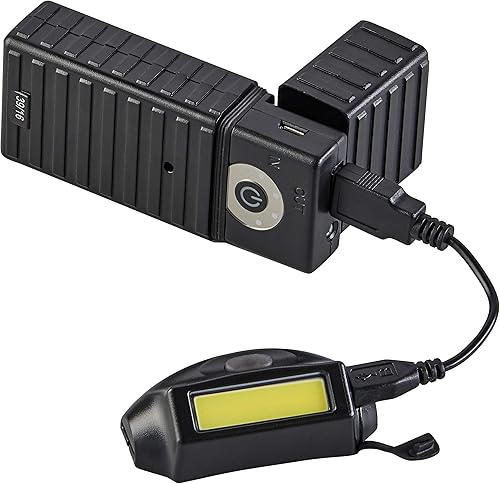 Miniatura 2 de Streamlight Bandit Pro - Incluye cable USB y correa elástica para la cabeza, color negro, almeja