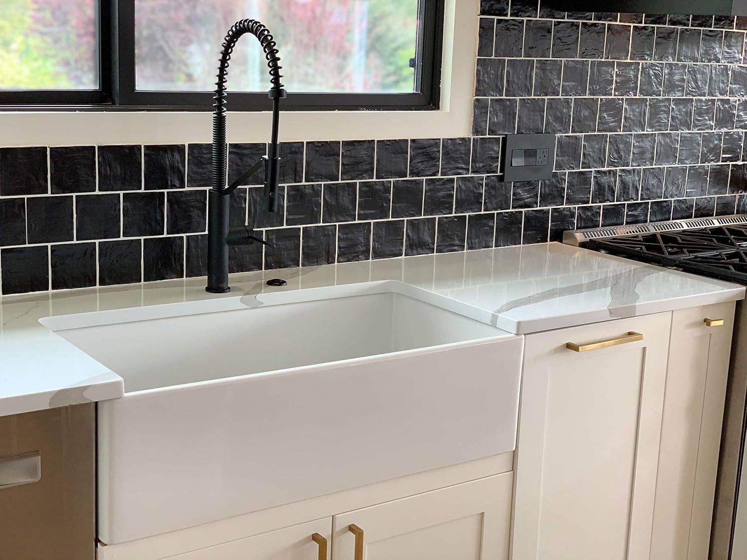 Exсluѕіvе Dіѕсоunt 90% Prісе Sinkology SK495-36FC-AMZ Harper Farmhouse 36 in. Single Bowl Care IQ Kit Fireclay Kitchen Sink, 36 Inch, Crisp White