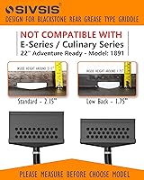 Vista 6 de Recolector de grasa trasero mejorado para plancha Blackstone, embudo de grasa trasero, trampa de grasa integrada, accesorios innovadores