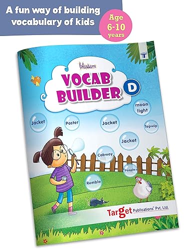 Blossom English Vocabulary Books for 6 to 10 Year Old Kids | Vocab Builder Part D | Compound Words, Homonyms, Rhyme Scheme, Kangaroo Words and much more with Activities | Learn English Speaking and Writing [Paperback] Content Team at Target Publications
