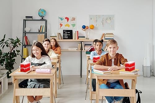 Miniatura 8 de Hiceeden Paquete de 12 cajas de almacenamiento pequeñas de plástico con tapa, 5.3 x 3 x 2 pulgadas, apilables, con pestillo transparente, contenedor