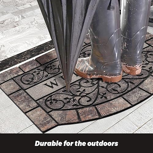 Miniatura 6 de Durable Welcome Door Mats Outdoor, 28"x17" Heavy-Duty Welcom Matt Outdoor for Front Door with Non-Slip Rubber Backing for Front Door High Traffic