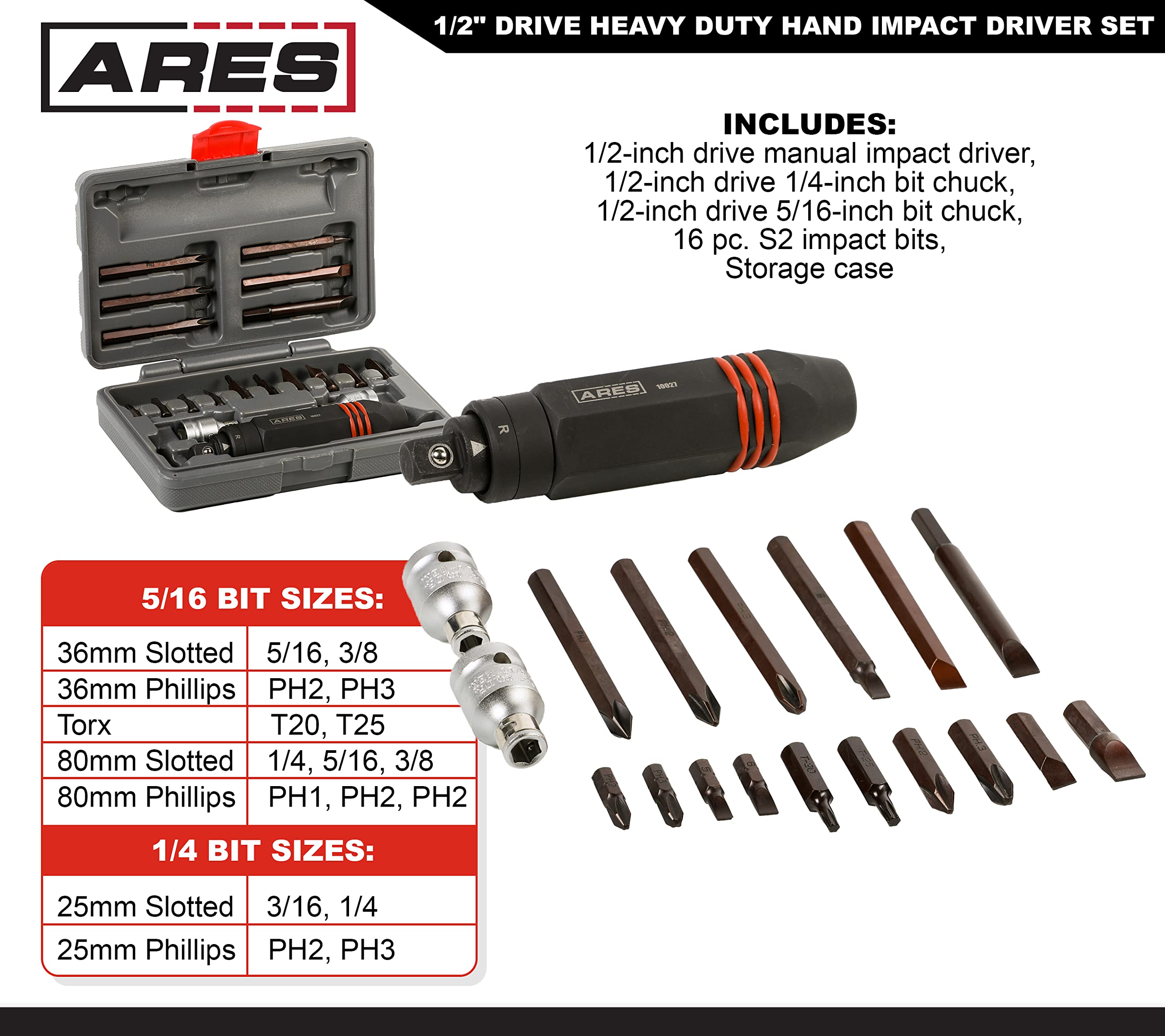 ワイト　ARS10+ Amazon.com: ARES 10027 – 1/2-Inch Drive Heavy Duty Hex Grip