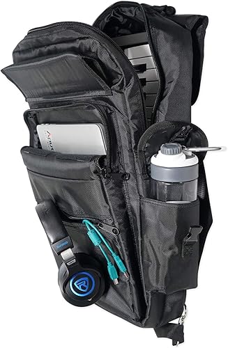Miniatura 3 de Rockville Key Case - Mochila de transporte suave para Impulse+Launchkey 25 teclados (RVBAG25), color negro