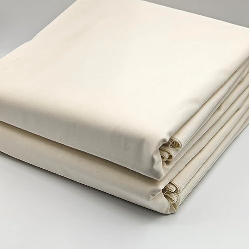 Miniatura 6 de Tela de muselina sin blanquear, 100% algodón, 5 yardas x 62 pulgadas de ancho, color natural, ligera para drapear, hacer patrones, costura, formas