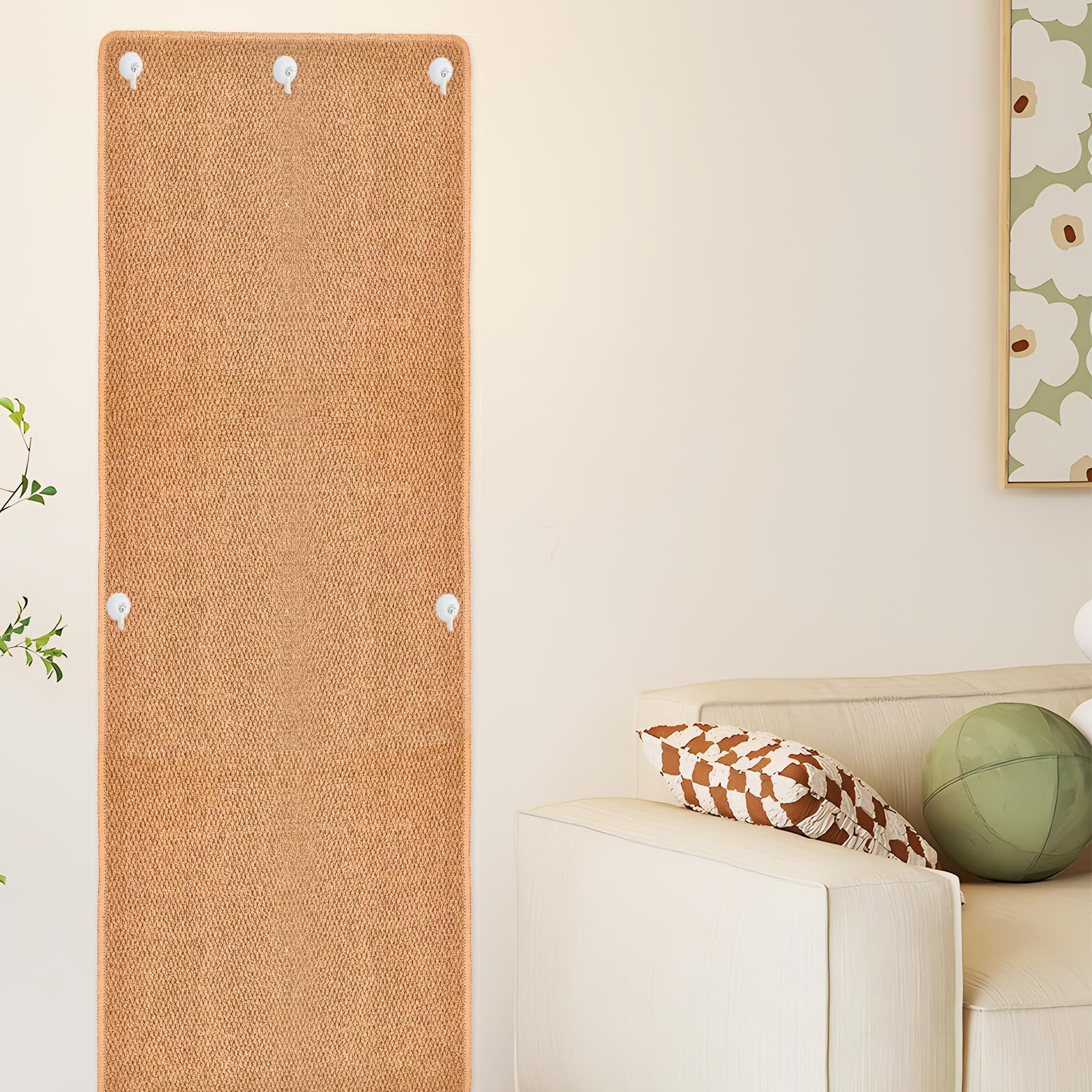 Tappetino da arrampicata per gatti, 180 x 40 cm, extra large, alto, per graffio, per parete, per arrampicata, per mobili, divani, divani