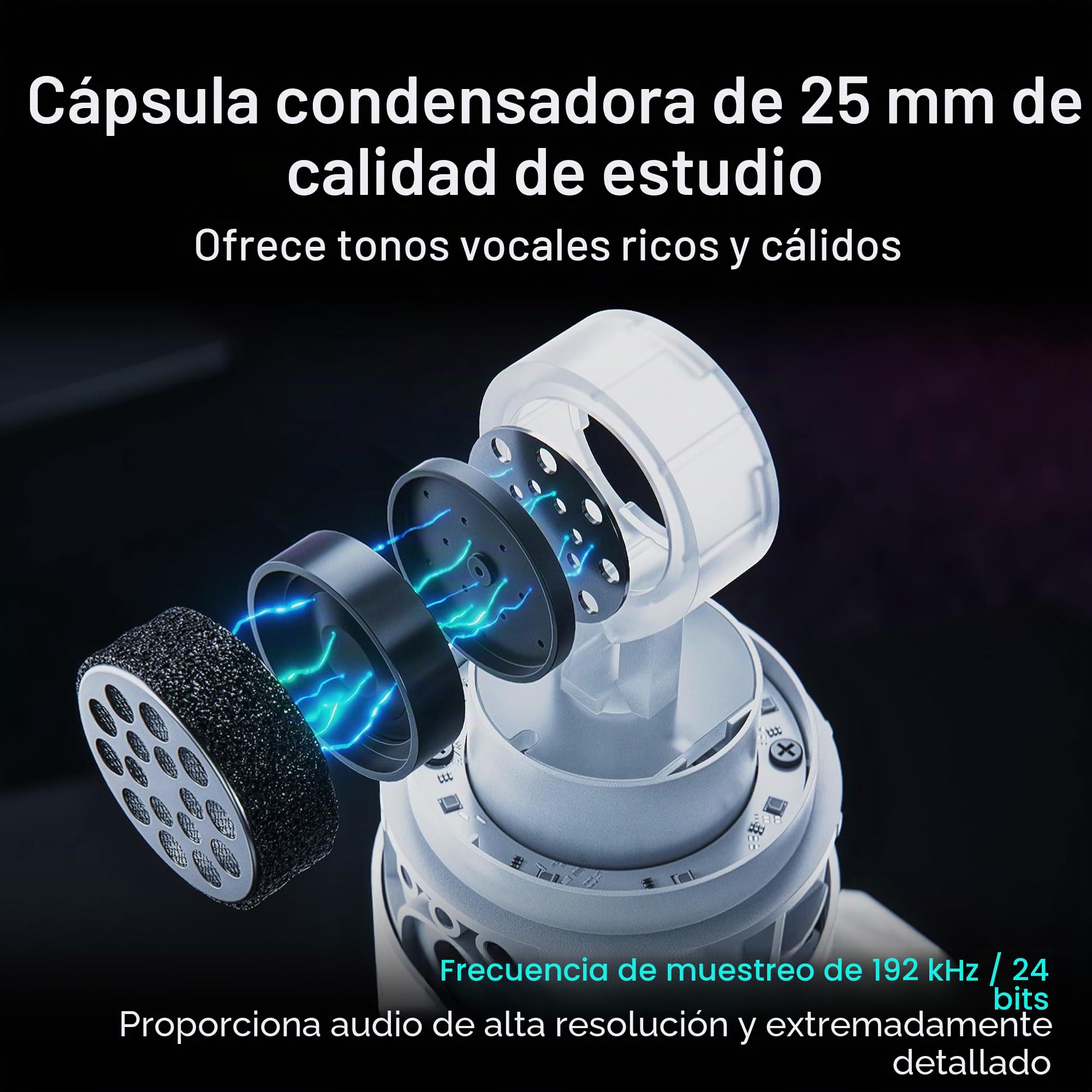 ASUS - ROG Microphone Gaming ROG CARNYX