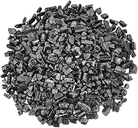 Vista 32 de SUNYIK Piedras de cuarzo verde prehnita/cuarzo cereza, piezas de cristal trituradas en forma irregular, 1 libra (aproximadamente 460 gramos)