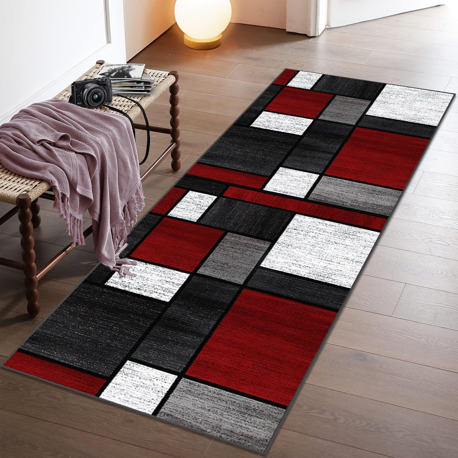 Non Slip Kitchen Runner Rugs Carpet Runners for Hallways Long Hall Carpet Runners Washable Carpet Floor Mat Entrance Runner for Hallway Entryway Absorbent Area Rugs for Laundry Room 70 x 500 cm