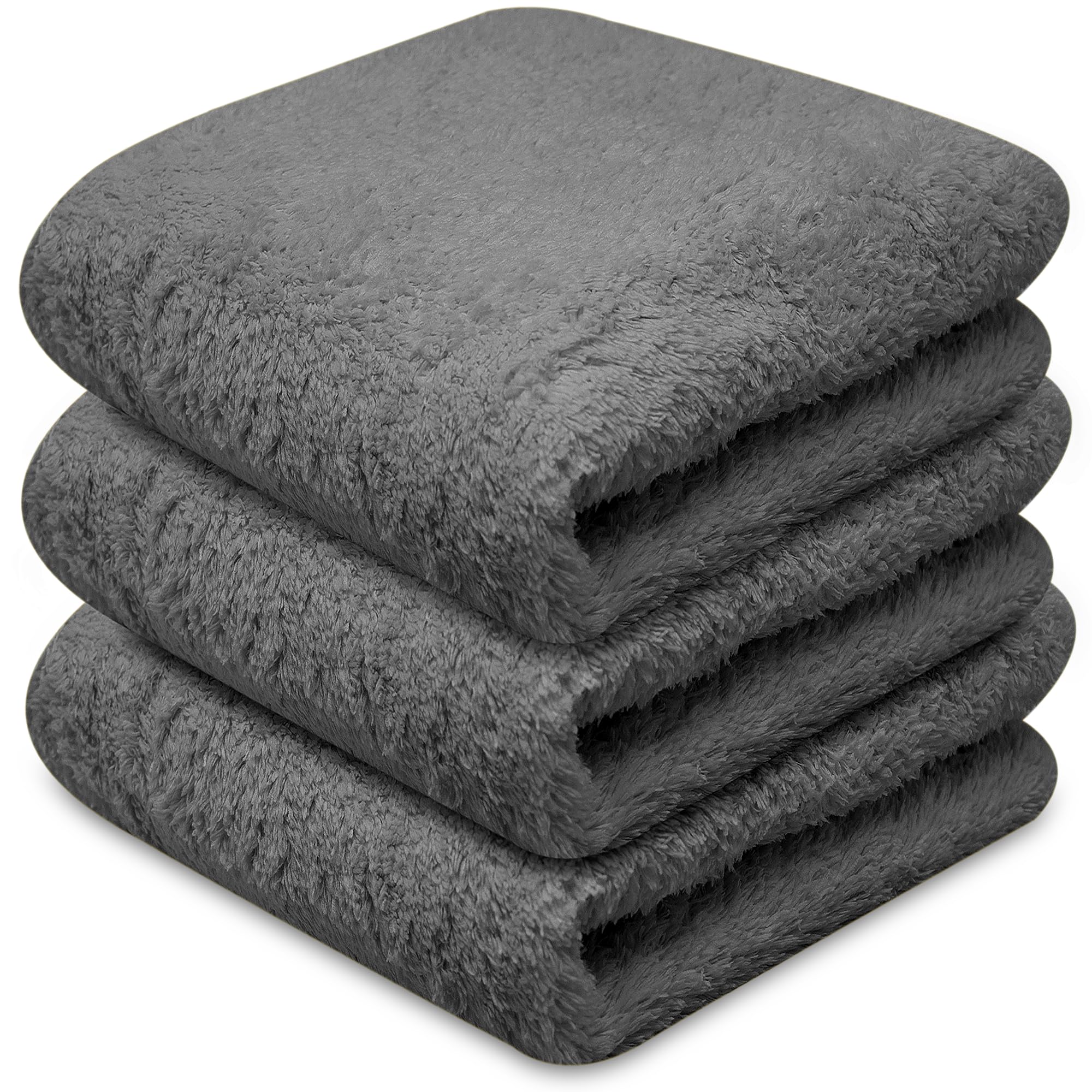 Towelogy® Super Absorbent Microfibre Cloth, Grey
