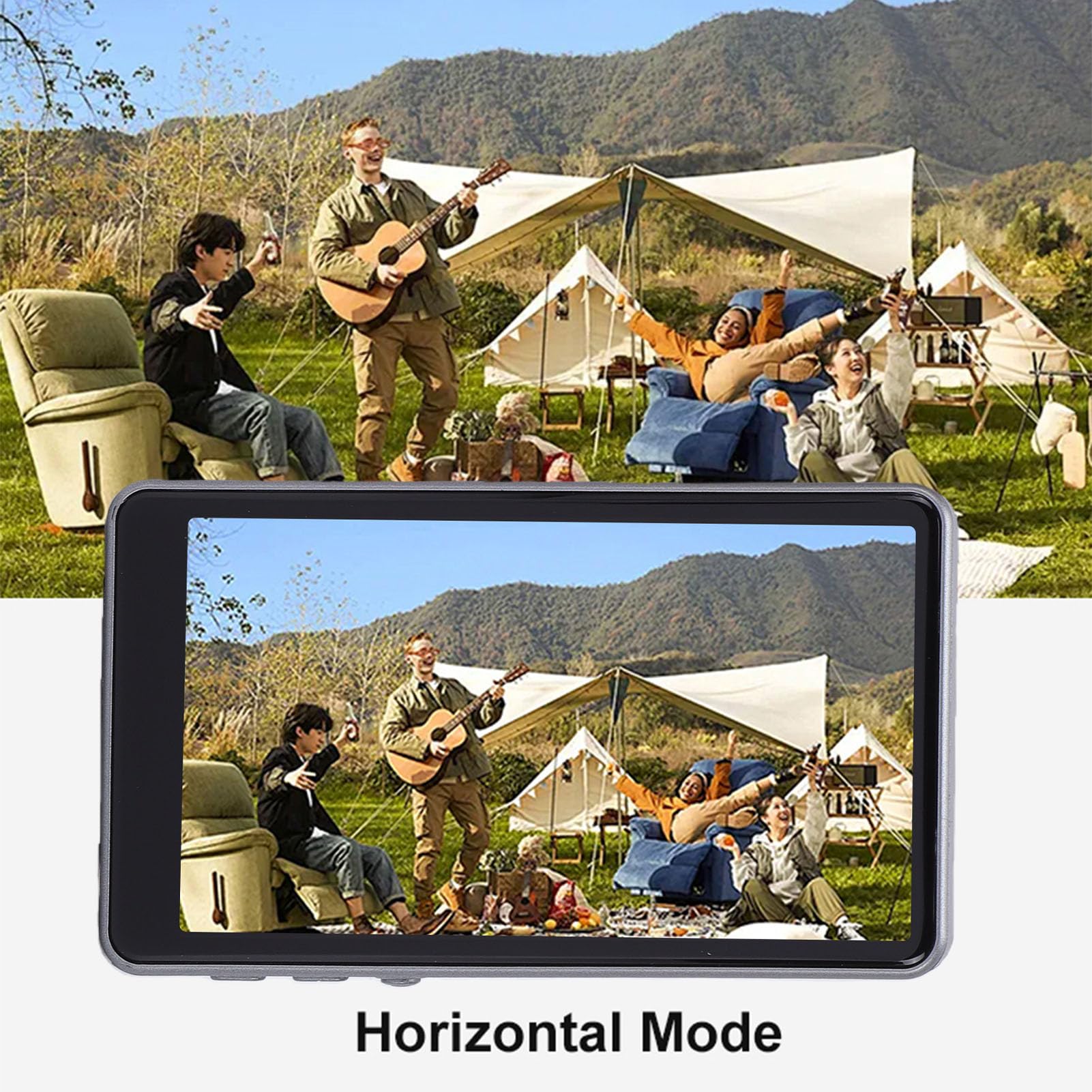 Monitor Magnético para Selfies de Vlogs, 4.02in WiFi 2.4G 5G