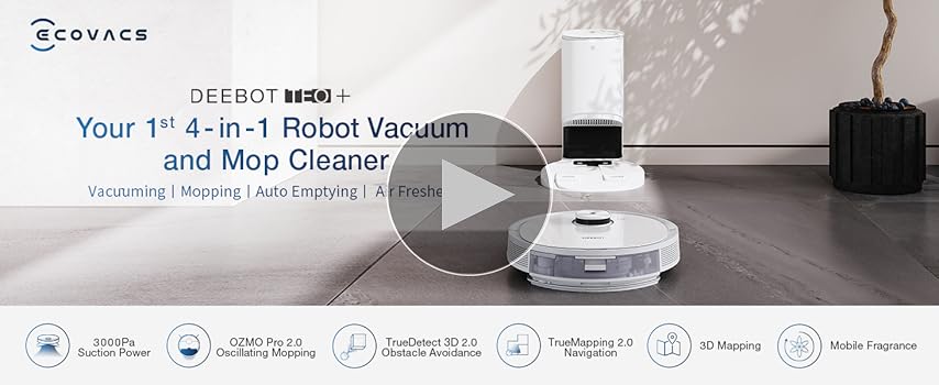 ECOVACSH N-α ECOVACS Robotics OZN10X+ DEEBOT N10 MAX+ Robot Vacuum & Mop