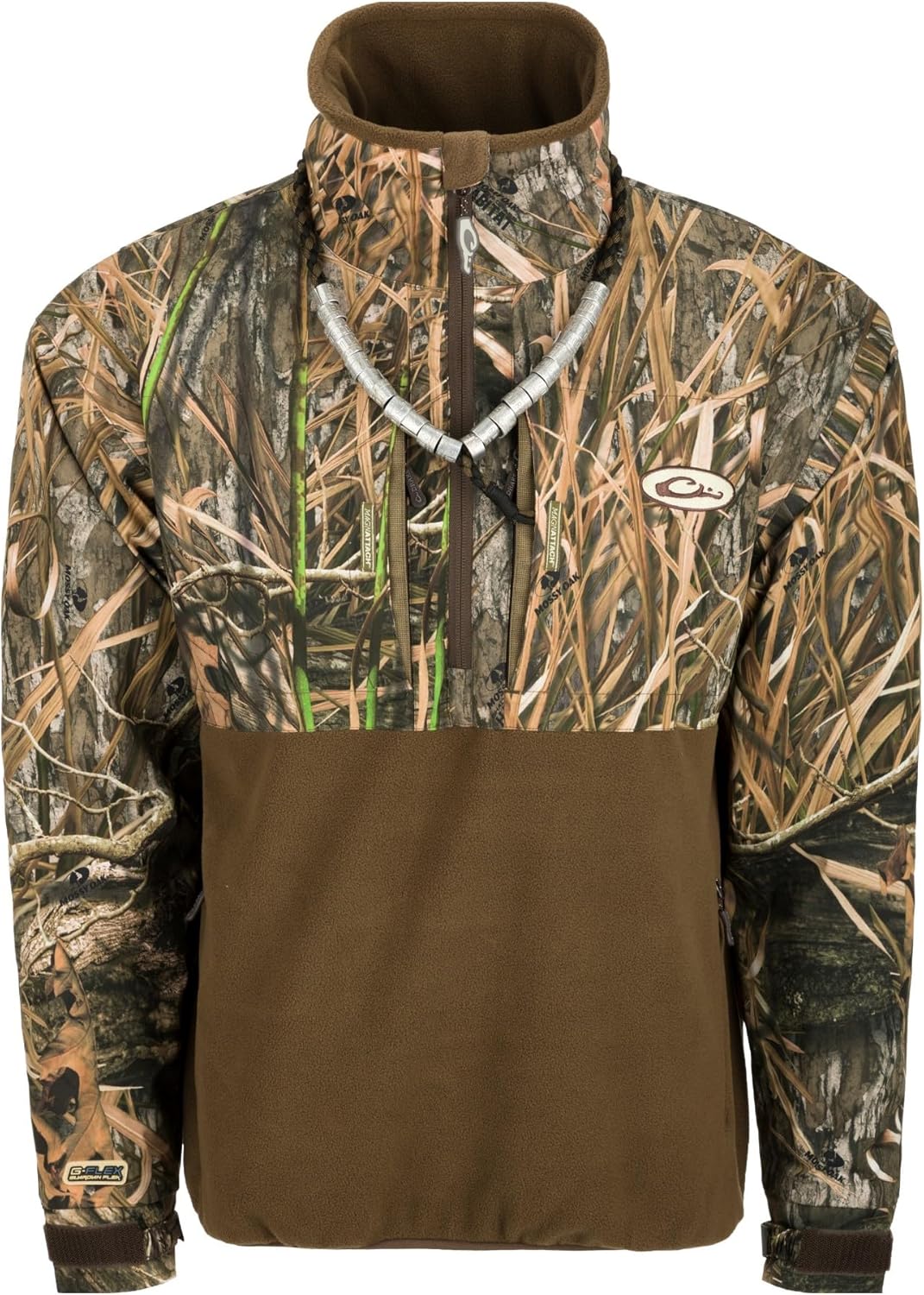 Drake Waterfowl® MST Guardian Eqwader™ Flex Fleece 1/4 Zip Pullover, Breathable & Waterproof Hunting Jacket