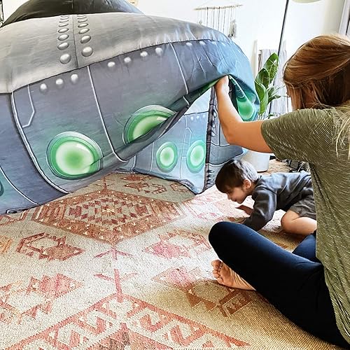 Miniatura 92 de The Original Patentado AirFort – Construye un fuerte en 30 segundos, fuerte inflable para niños, tienda de campaña de juego para 3 a 14 años, una