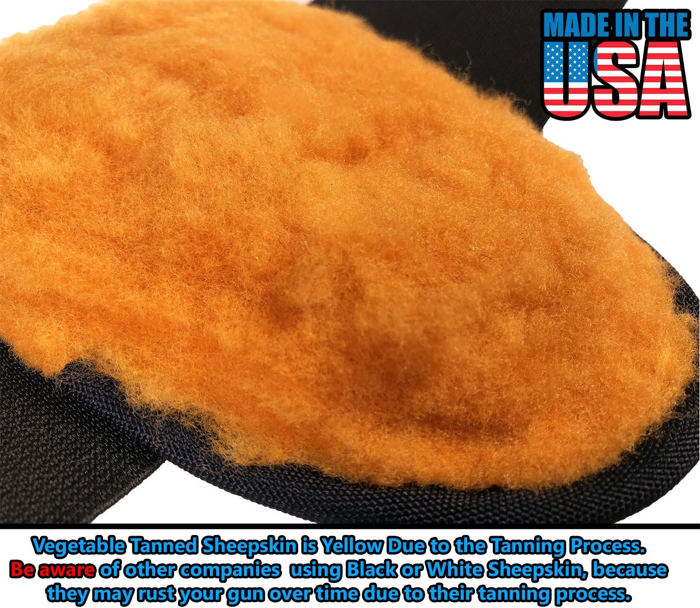 Blue Stone Safety Undercover Ankle Holster with D-Ring| Most Secure Ankle Holster in the Market| Fits Snub nose Revolvers, Glock 26,Glock 27,Glock 30,S&W Shield,Sig P239, and Similar Sized Weapons. Sheepskin lined