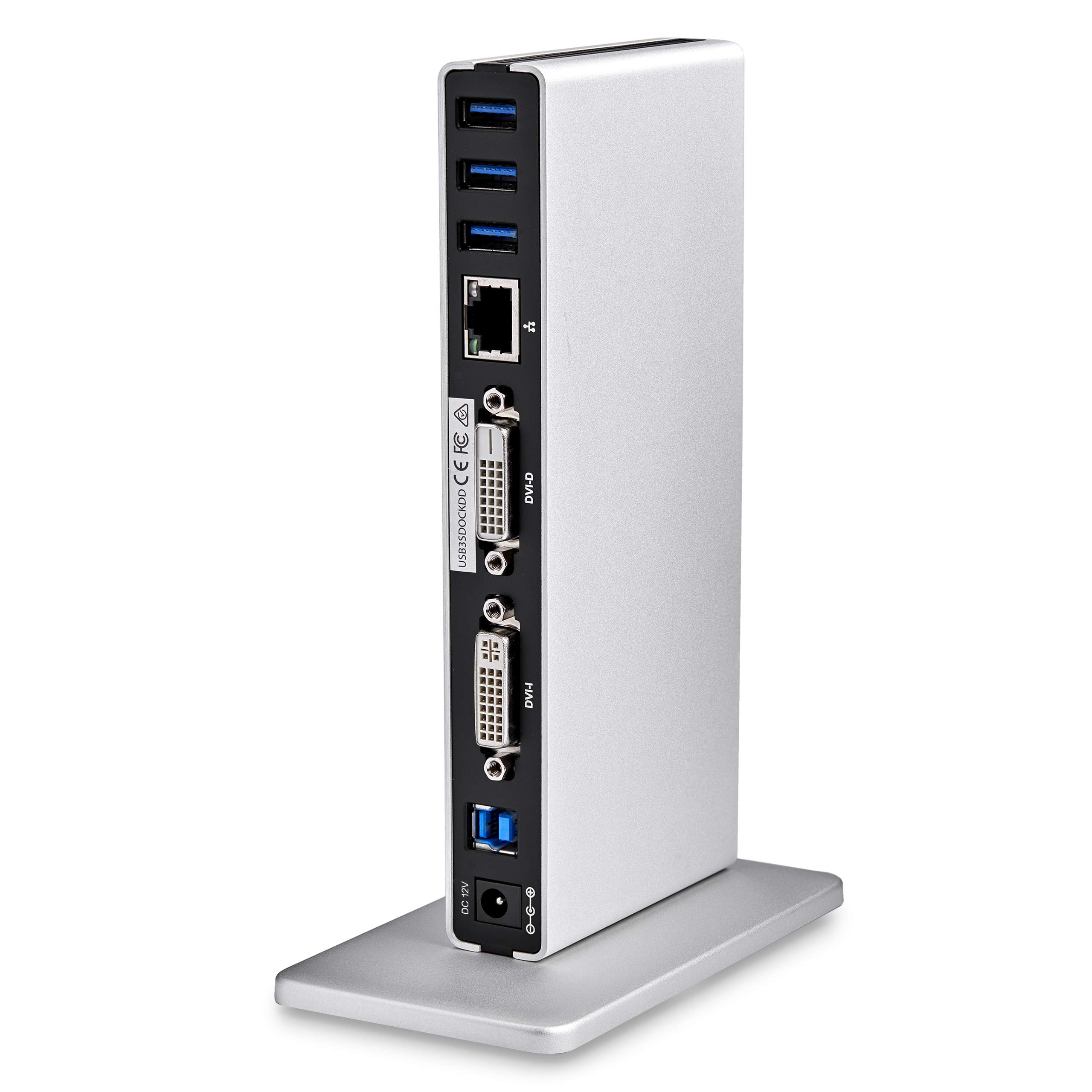 USB3.0接続ドッキングステーション Mac/Windows対応 Amazon | Plugable USB3.0 ドッキングステーション 横置き
