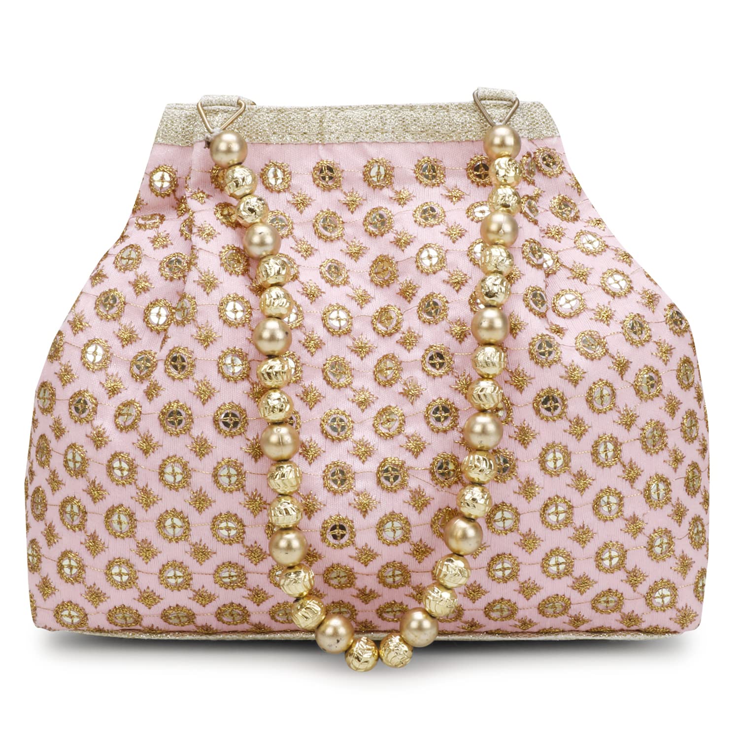 LONGING TO BUY Women's Embroidered Potli Bag-image-35