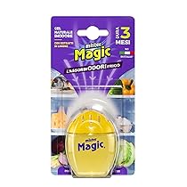 Mister Magic Assorbiodori Frigo, Gel Naturale Inodore con Estratti di Limone, Elimina i cattivi Odori di Cibo, Dura fino a 3 mesi, Accessori Cucina (Confezione da 1 Unità)