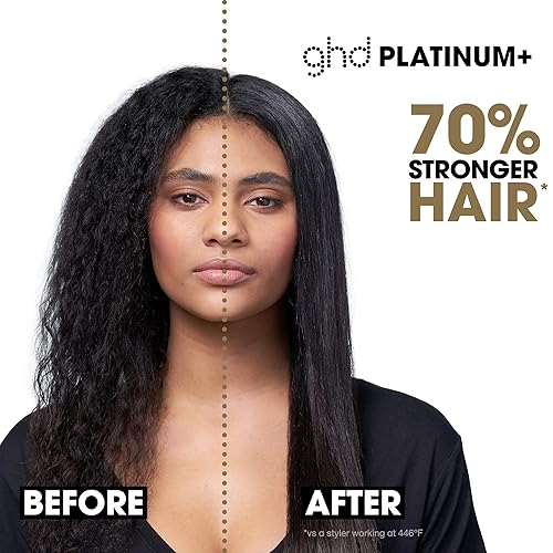 Miniatura 4 de ghd Platinum+ Styler  Plancha plana de 1 pulgada, plancha alisadora de cerámica, herramienta profesional de peinado para cabello más fuerte, más