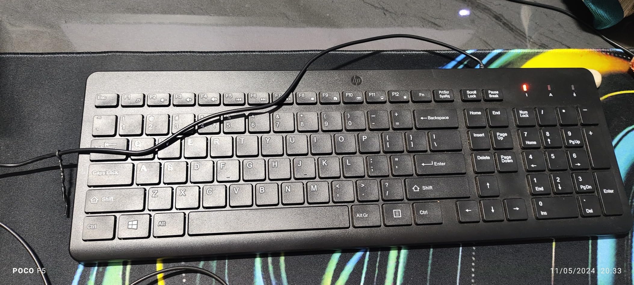 Amazon.in Buy HP 150 Wired Keyboard, 3 Years Warranty v236w USB 2.0