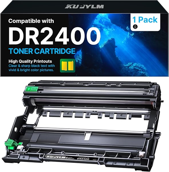 KUPYLM DR2400 DR-2400 Compatible Drum for Brother TN2420 Compatible Toner for MFC L2710DW MFC L2710DN HL-L2310D HL-L2350DW MFC L2750DW DCP-L2510D HL-L2375DW MFC L2730DW DCP-L2530DW DW (1 Ner1 o) - 1